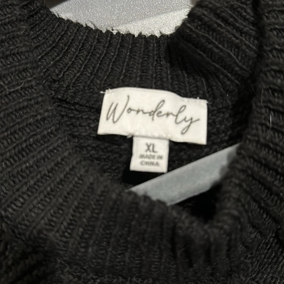 Wonderly oversized black tunic sweater - Picture 3 of 3